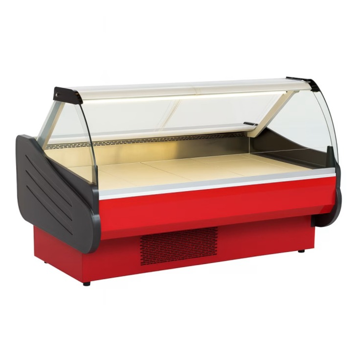 Vitrina frigorifica orizontala RG05, R290, dezghetare automata, Afisaj digital, sticla frontala rabatabila