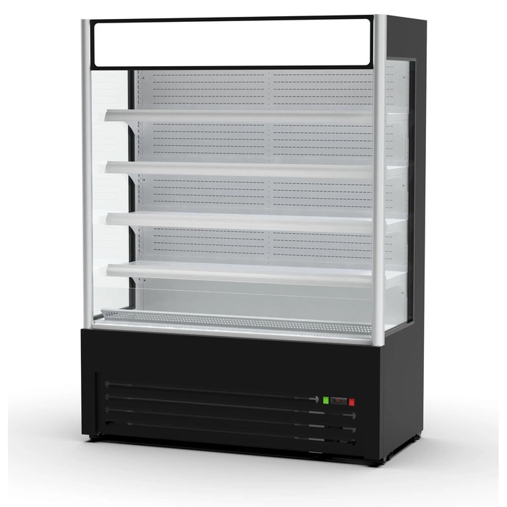 Vitrina frigorifica tip raft frigorific, Perdea de aer, R290, LED