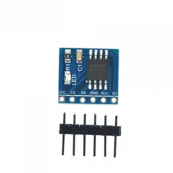 Modul de stocare FLASH 32M-bit, dimensiune 14x15mm, interfață SPI