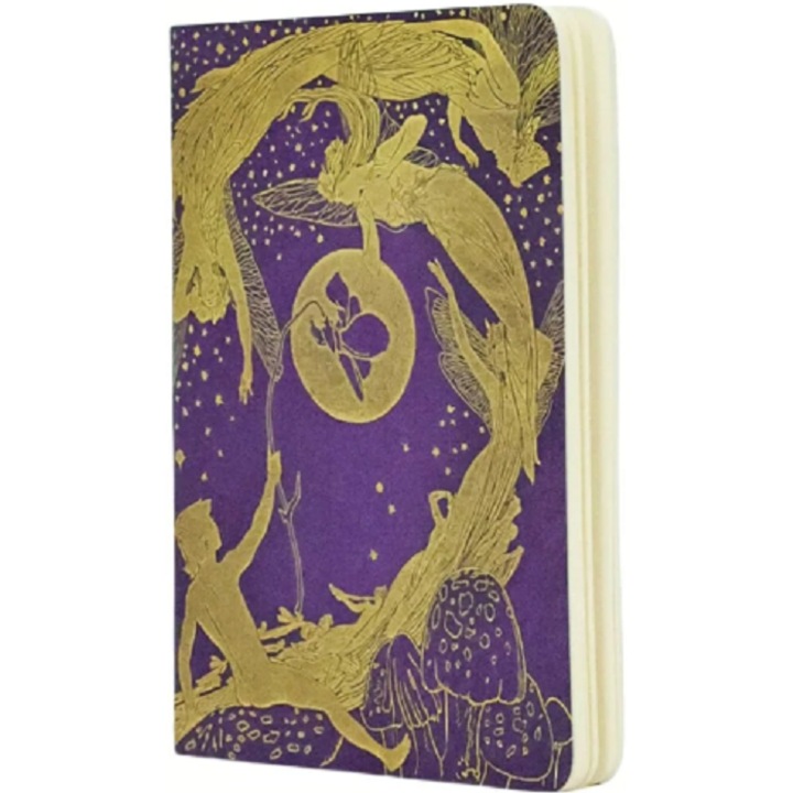Caiet A6 - Lang’s Fairy Books - Violet Fairy, Dot Grid, Violet 80 pagini