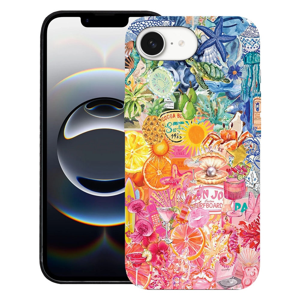 BestCase® Husa TPU Ultra Slim Compatibila cu Apple iPhone 16e / iPhone 17e, Tropical, 1992024 B 2037