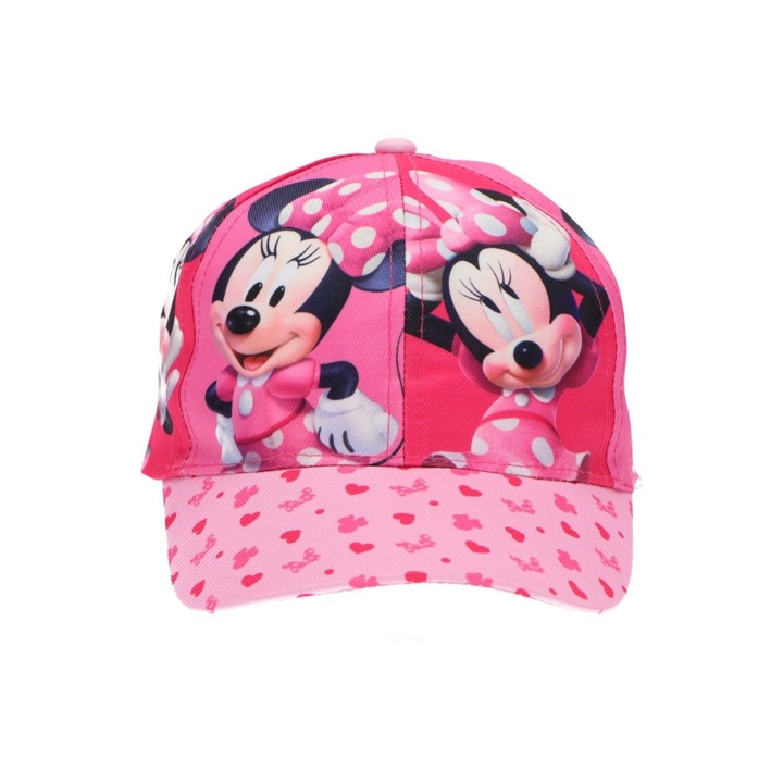 Sapcă de baseball copii, Disney Minnie, roz, 52-54 cm