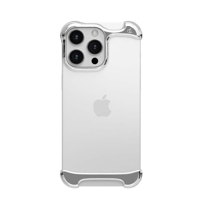 Калъф Arc Pulse за iPhone 16 Pro Max, сребрист алуминий, защита против надраскване, елегантен дизайн