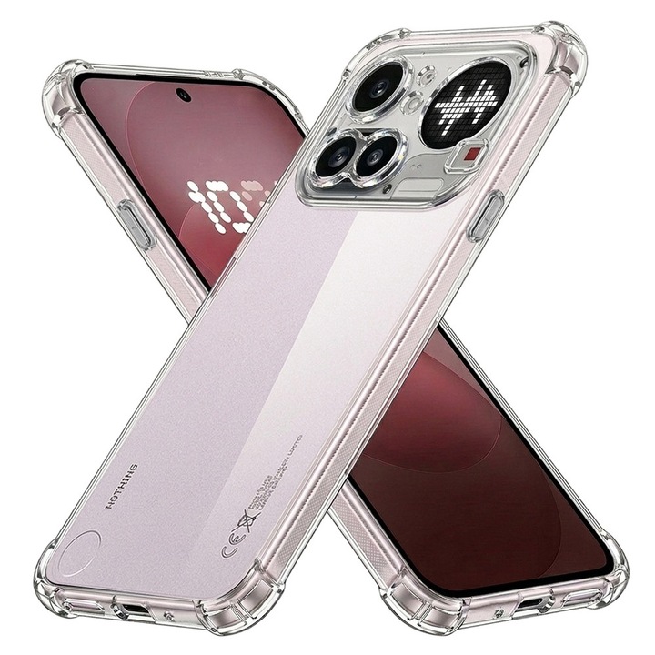 Carcasa de protectie pentru Nothing Phone (4a) Pro, transparenta