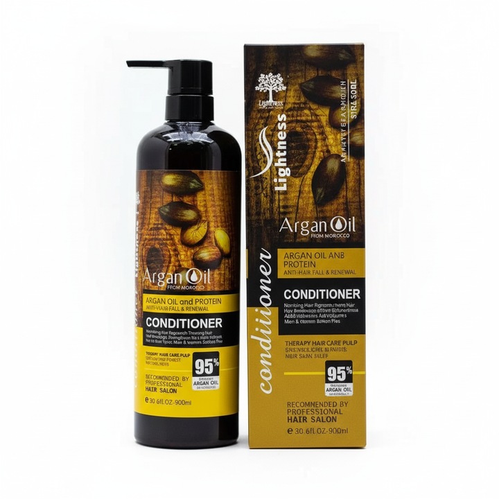 Hajbalzsam hidratálásra és erősítésre, Argánolaj könnyedség, 900 ml