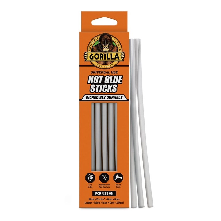 Gorilla Hot Glue Sticks Ragasztórúd Ragasztópisztolyhoz 7 mm × 200 mm (20 db)