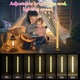 Комплект от 2 интелигентни RGB LED светлинни ленти, Qova®, игри с амбиентно осветление за телевизор и игри, управление с Tuya WiFi приложение + дистанционно управление, USB интерфейс, синхронизиране на музика, многоцветно RGBIC, настройка за амбиентно осв