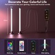 Комплект 2 LED лампи Qova, RGB Smart, 360 светлинни ефекта, Амбиентни за телевизор и игри, Управление чрез приложение Tuya WiFi + дистанционно управление, USB интерфейс, Синхронизация с музика, 16 милиона цвята, Амбиентно осветление