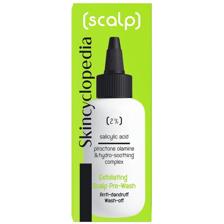 Tratament exfoliant scalp cu acid salicilic 2%, Skincyclopedia, 100 ml