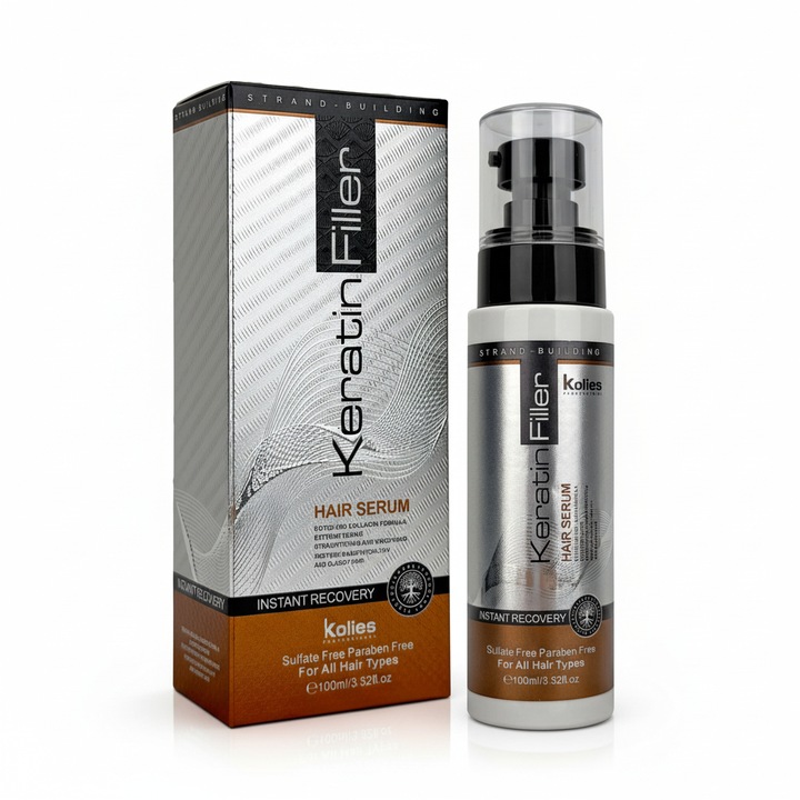 Ser de par cu keratina, reparare intensa, Kolies, 100 ml