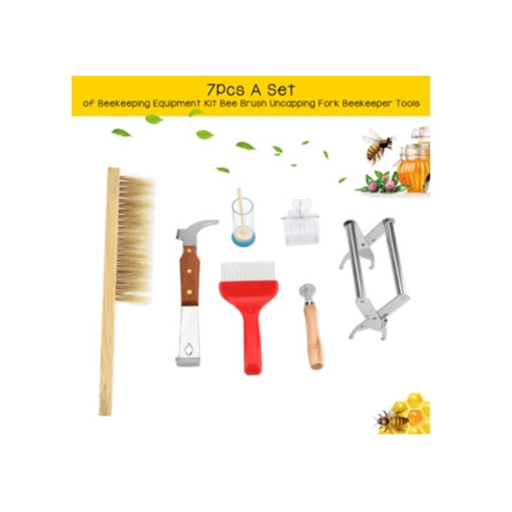Set unelte apicole pentru curatare si demontare