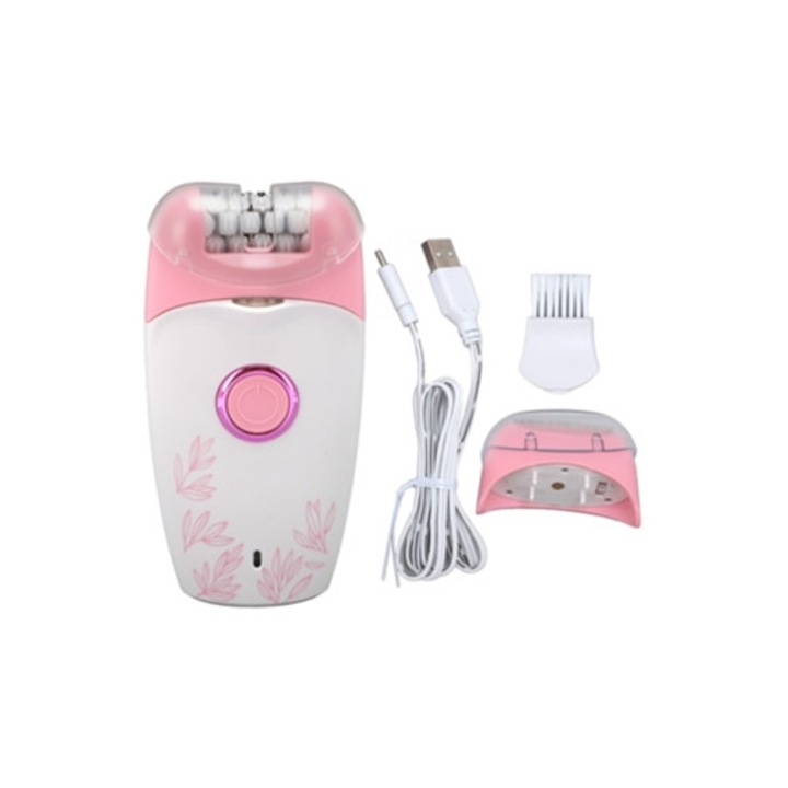 Epilator si taietor electric 2 in 1 pentru femei, multicolor