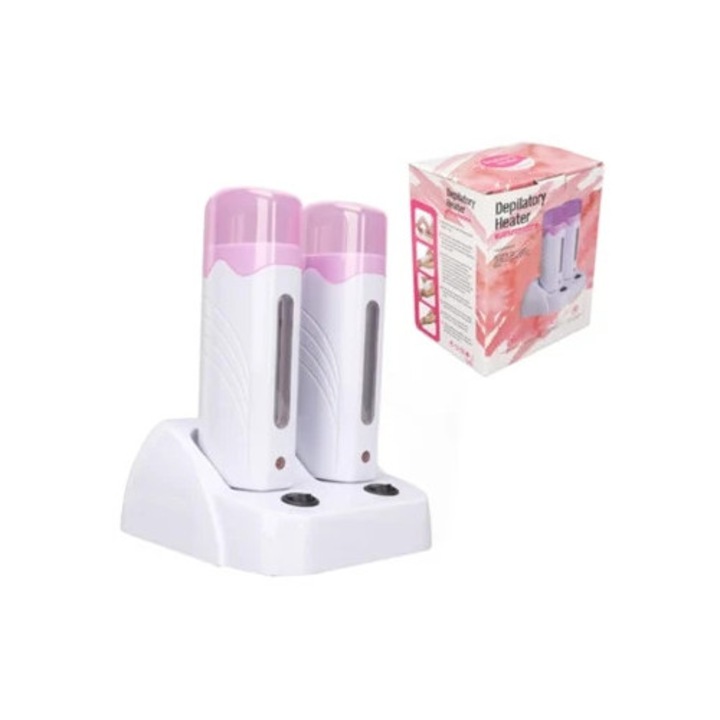 Masina de ceara depilatoare, dubla, pentru picioare si axile, 110v