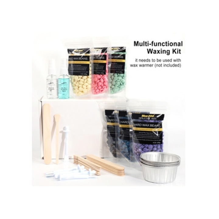 Kit multifunctional de epilare pentru fata si corp, set