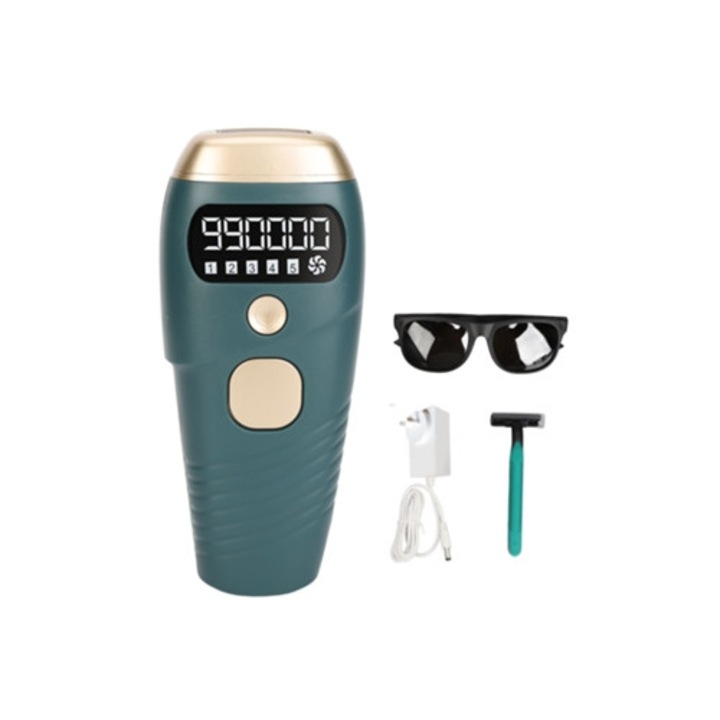 Epilator laser pentru indepartarea parului, rosu, utilizare acasa