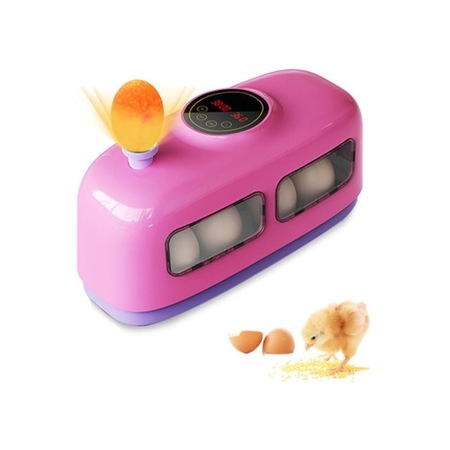 Pui Roz Incubator mini pentru 8 pui, control automat al temperaturii, afisaj ...