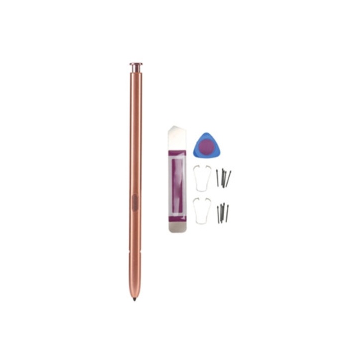 Stylus de inlocuire pentru Galaxy Note 20, 10 varfuri, control precis, maro