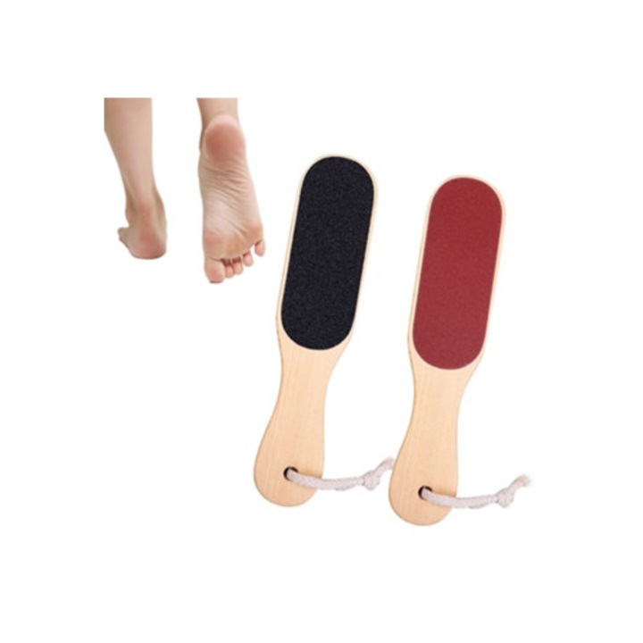 Set pile cosmetice cu doua fete, stil 1, ingrijire picioare