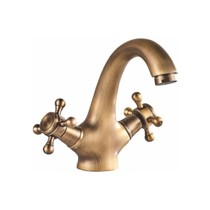 Baterie sanitara Antiga, stil vintage, bronz