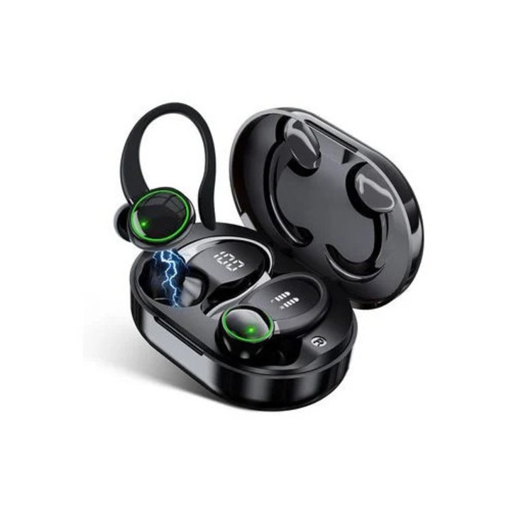 Casti Wireless Bluetooth Stereo cu anulare a zgomotului, cu microfon, multicolor