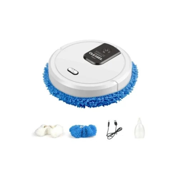Aspirator robot 2 in 1, functie de curatare inteligenta, putere mare de aspiratie