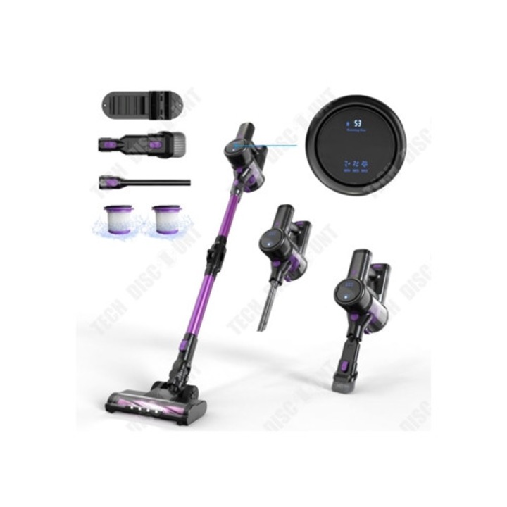 Aspirator fara fir TD, 22kPa, curatare profunda, pentru podele si covoare, multicolor