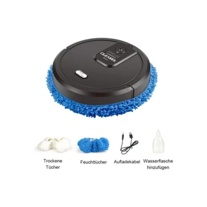 Aspirator robot 3 in 1 cu functie de spalare, 1500 Pa, Wi-Fi, multicolor