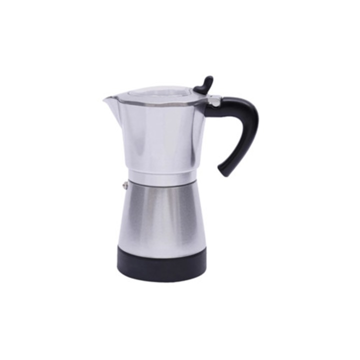 Електрическа кафеварка 300ml, технология Rapid Brew, компактен дизайн, сребриста