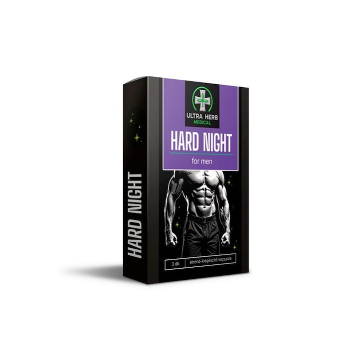 Capsule pentru potenta Hard Night Ultra Herb Medical 6 buc