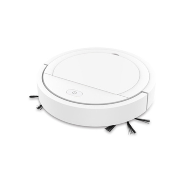 Aspirator robot, putere de aspirare mare, incarcare USB, curatare podele dure si covoare