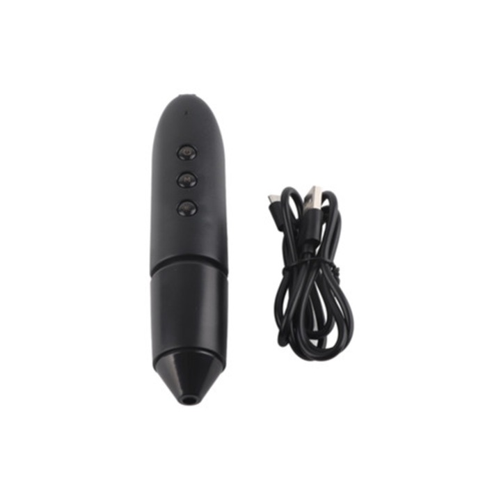 Анализатор за здраве на коса и скалп, 100x камера, 0.3 MP, Wi-Fi, матово черен