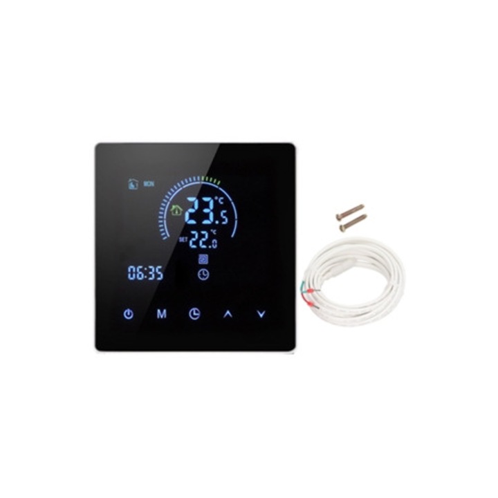Termostat digital, programabil, display LCD