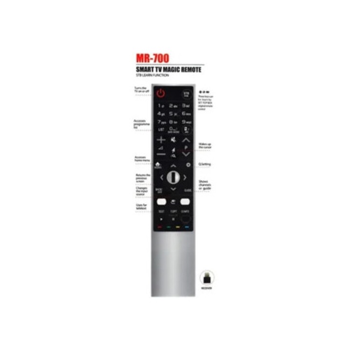 Telecomanda Smart pentru LG, model MR-700, compatibila cu OLED65G6P-U