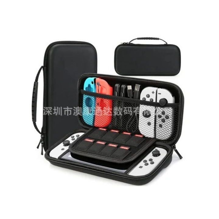 Geanta de depozitare universala OLED pentru Nintendo Switch, material PU