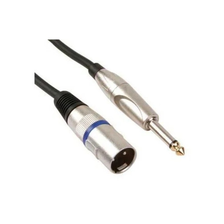 Cablu XLR masculin la Jack 6.35 masculin, 1.5m, Accesorii Audio Hi-Fi