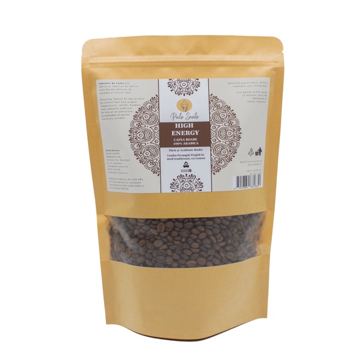 Cafea Boabe High Energy 500g - 100% Arabica - Palo Santo