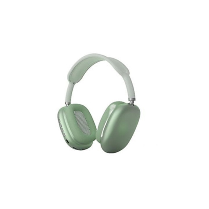 Casti Wireless Bluetooth P9, verde, pentru telefon mobil