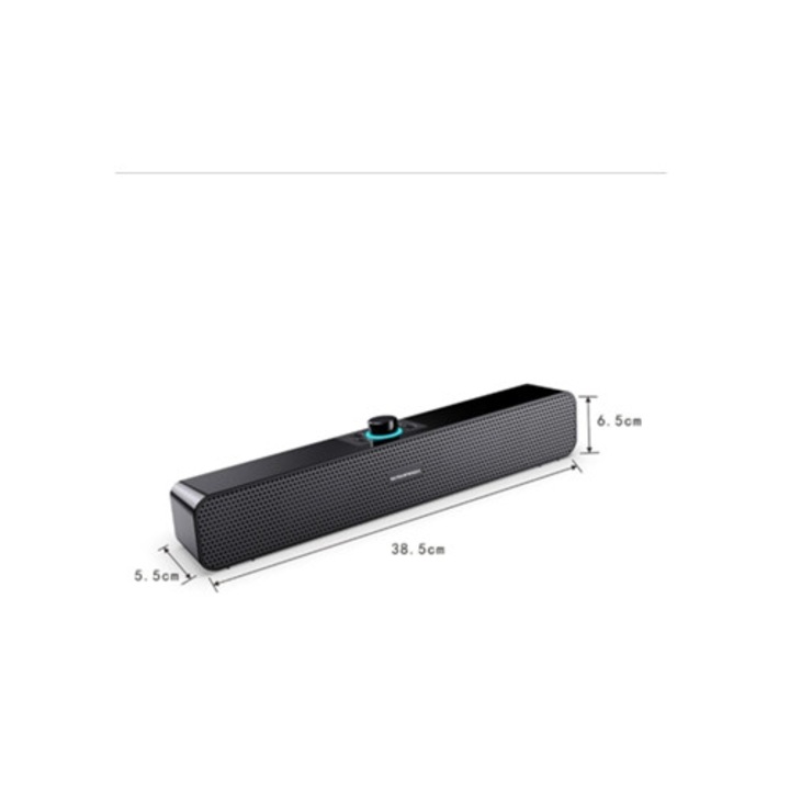 Soundbar Bluetooth, Home Theater, Surround, Bass, Multicolor