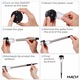 Комплект градински соларни лампи от неръждаема стомана Timeless Tools, 10 броя
