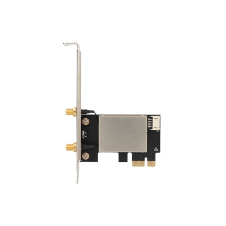 Adaptor PCIe pentru card de retea wireless M.2 NGFF, compatibil cu Intel 9260/AX200/7260AC