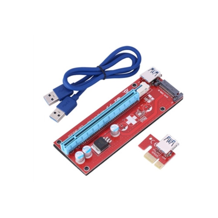 Adaptor extensie placa grafica PCI Y, suport USB 3.0