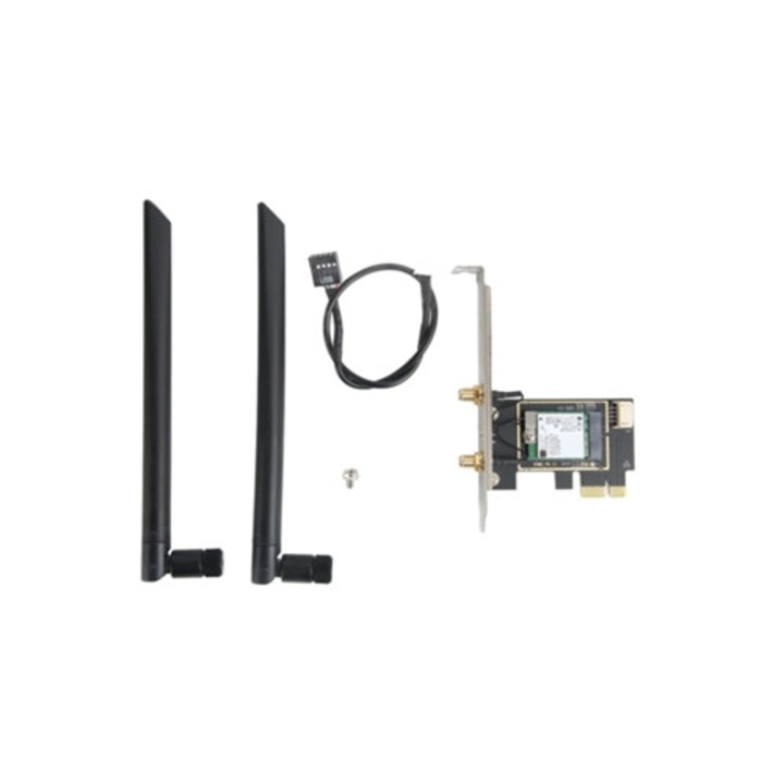 Vezeték nélküli adapterek, Wi-Fi kártya adapter, 2.4GHz 300Mbps, 5GHz 867Mbps