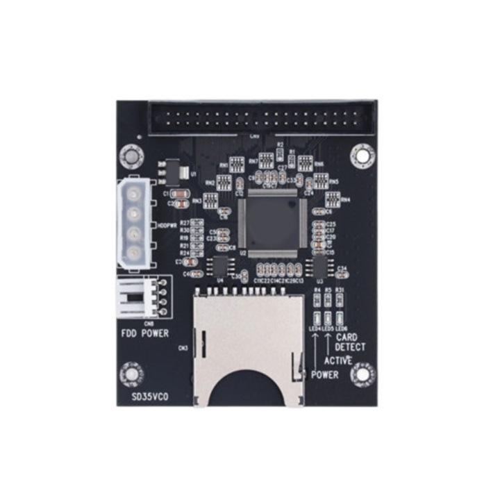 Adaptor card de stocare pentru IDE, SD la hard disk IDE
