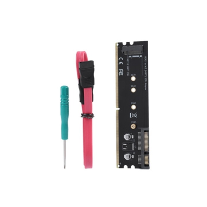 Adaptor DDR la M.2 SSD, conversie SATA, suport DDR4
