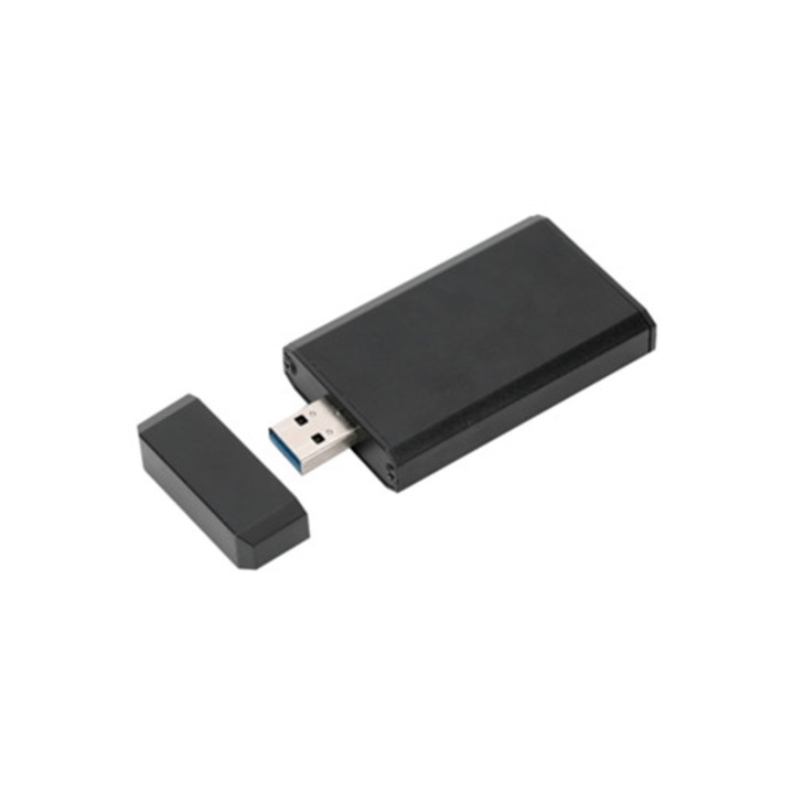Кутия за твърд диск, USB 3.0, адаптер Mini PCIe MSATA SSD