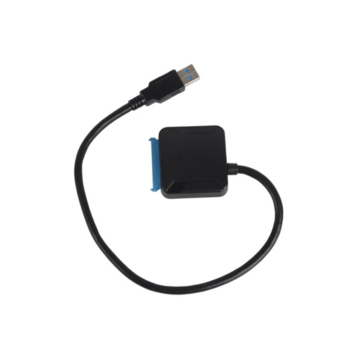 Adaptor cablu SATA la USB 3.0, compatibil HDD/SSD, viteza mare
