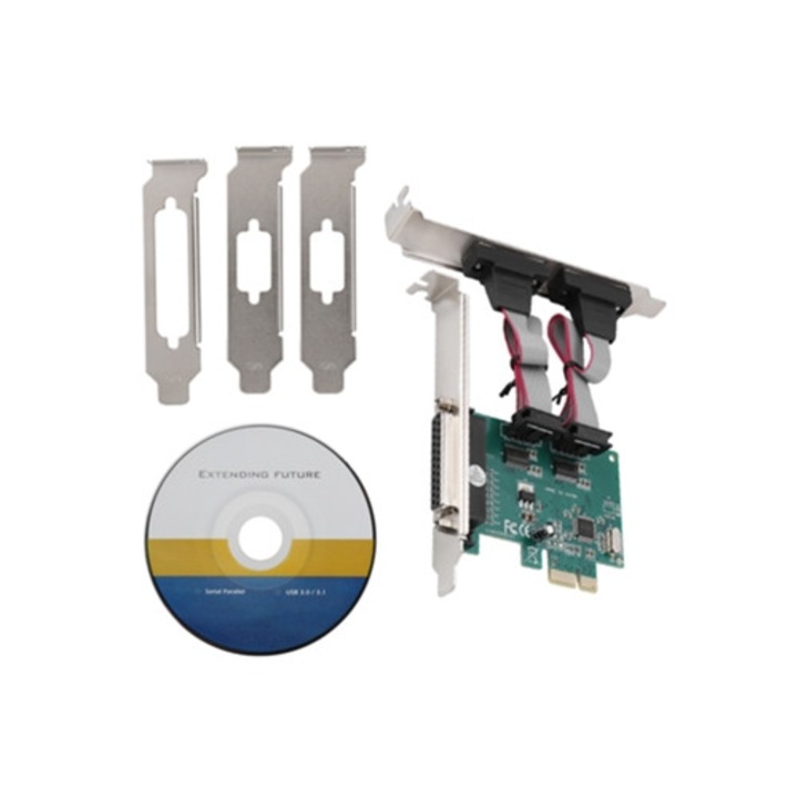 Adaptor combo pentru porturi seriale si paralele, accesorii IT