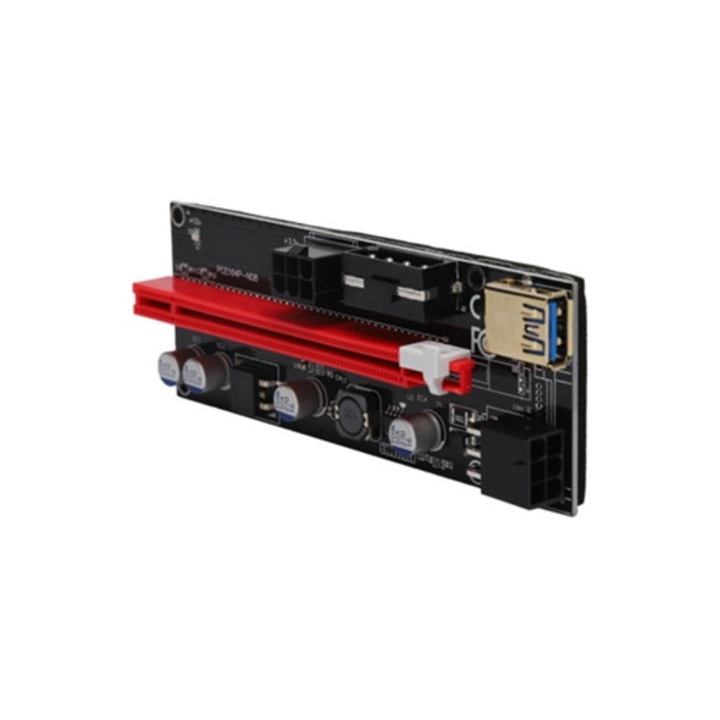 Adaptor PCI-E USB, extensie, suporta multiple canale, pentru mining BTC