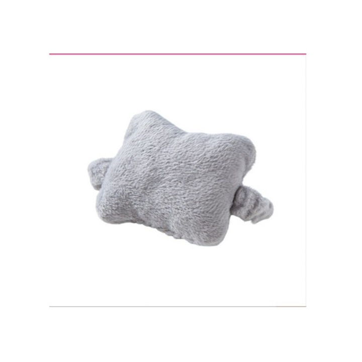 Ergonomikus csuklótámasz laptophoz, elegáns íves forma, plüss anyag, méretei 10x15x5cm
