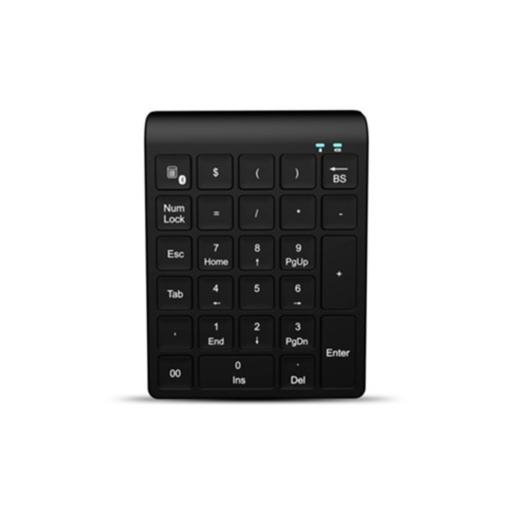 2.4G цифрова клавиатура, черна